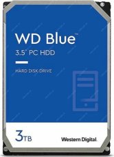WD Blue 3TB / HDD / 3.5 / SATA III / 5400 RPM / 256MB cache (WD30EZAX)