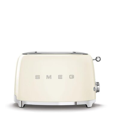 SMEG TSF01CREU béžová / Topinkovač / 950 W / 2 sloty / 2 topinky / 6 stupňů opečení (TSF01CREU)