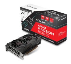 Sapphire RX 6600 PULSE 8G / 2044-2491 MHz / 8GB GDDR4 / 128-bit / 1x HDMI + 3x DP / (8) (11310-01-20G)