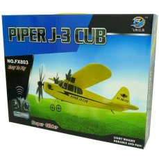PIPER J-3 CUB RC letadlo 2 kanály 2,4 Ghz žlutá