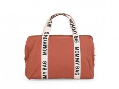 Childhome Prebaľovacia taška Mommy Bag Canvas Terracotta / 55 x 30 x 40 cm / nosnosť 5 kg (CWMBBSCRU)