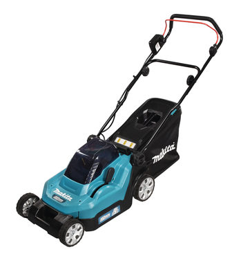 Makita DLM382Z / Aku Sekačka na trávu / 2x18V / až 560 m2 / záběr 38 cm / koš 40 l / bez Aku (DLM382Z)