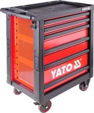 YATO Skříňka dílenská pojízdná s nářadím (177ks) 6 zásuvek / Rozměry 958 x 766 x 465 mm (YT-5530)