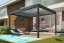 Hliníková pergola 300 x 300 cm antracit Dekorhome