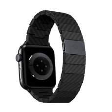 Pitaka Carbon fiber strap, black - Apple Watch Ultra (49mm) 8/7 (45mm)/6/SE/5/4 (44mm)/3/2/1 (42mm)