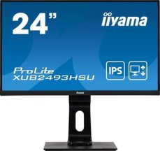 24" IIYAMA ProLite XUB2493HSU-B6 čierna / IPS / 1920x1080 / 16:9 / 1ms / 1000:1 / 250cd / repro / HDMI / DP (XUB2493HSU-B6)