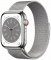 Rozbaleno - Apple Watch Series 8 GPS+Cellular 45mm Stříbrné nerezové tělo - Stříbrný Milanese Loop řemínek / rozbaleno (MNKJ3.Rozbaleno)