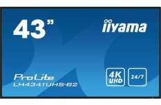 43" IIYAMA ProLite LH4341UHS-B2 černá / IPS / 3840x2160 / 16:9 / 8ms / 1200:1 / 500cd / repro / VGA / HDMI (LH4341UHS-B2)