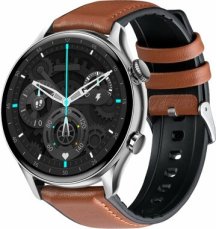 Niceboy Watch GTR Strieborná / Chytré hodinky / IP67 / AMOLED / 1.35” (8594182426663)