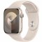 Apple Watch Series 9 GPS 45mm Hviezdne biele hliníkové telo - Hviezdne biely športový remienok S/M / 140-190 mm (MR963)