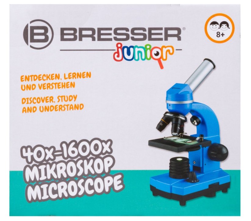 Študentský mikroskop Bresser Junior Biolux SEL, červený