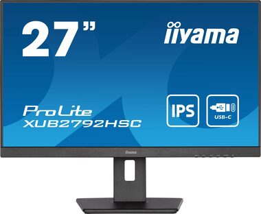 27 IIYAMA Prolite XUB2792HSC-B5 čierna / IPS / 1920x1080 / 16:9 / 4ms / 1000:1 / 250cd / repro / HDMI / DP / USBC (XUB2792HSC-B5)