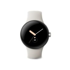 Google Pixel Watch 41mm strieborno-čierna / Chytré hodinky / AMOLED / 5ATM / Wi-Fi / BT (GA03182-DE)