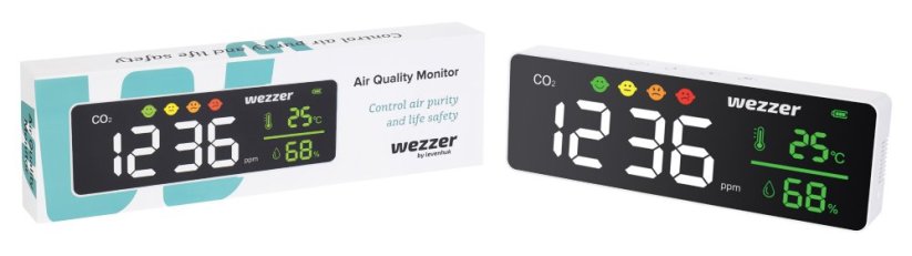 Monitor kvality vzduchu Levenhuk Wezzer Air MC50
