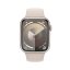 Apple Watch Series 9 GPS 45mm Starlight Aluminium Case with Starlight Sport Band - M/L