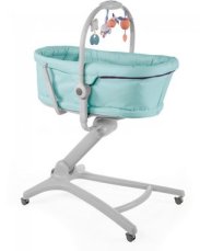 Chicco Baby Hug 4v1 - Aquarelle / multifunkční kolébka - křesílko - židlička / elektronická hrazda / 0-36 měsíců (05079173110000)