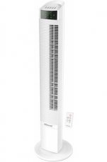 ELDONEX CoolTower biela / stĺpový ventilátor / 3 rýchlosti / 3 režimy / Ionizácia / ďalej. ovládač / časovač / LED displej (ESF-9030-WH)