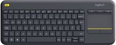 Logitech Wireless Touch Keyboard K400 Plus Black - UK