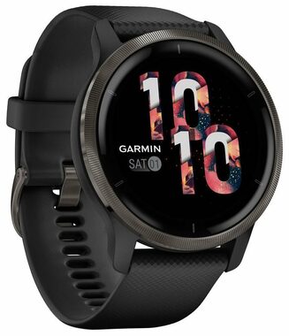 Garmin Venu 2 čierna / Chytré hodinky / 1.3 / BT / ANT+ / Wi-Fi / 5 ATM (010-02430-11)