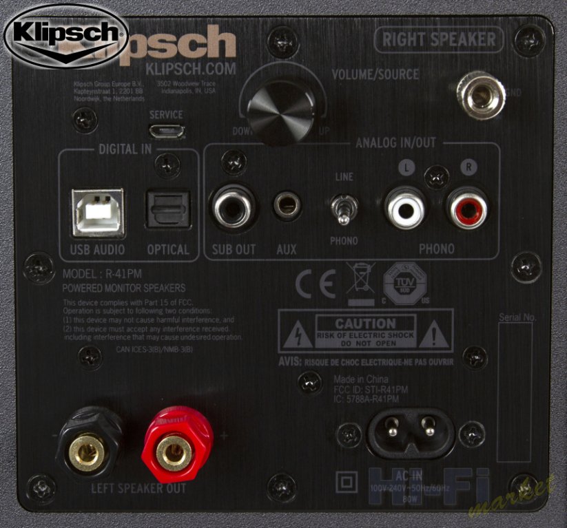 KLIPSCH R-41PM Power