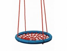 Woody Houpací kruh (průměr 100cm) - červeno-modrá / Nosnost: 100 kg / od 3 let / doprodej (102191409)