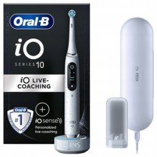 Oral-B iO Series 10 Stardust White / Elektrická zubná kefka / magnetické iO / 7 režimov / časovač / senzor tlaku (435457)