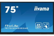 75" IIYAMA ProLite TE7512MIS-B3AG čierna / IPS / 3840x2160 / 16:9 / 8ms / 1200:1 / 400cd / repro / VGA / HDMI / USB-C (TE7512MIS-B3AG)