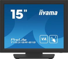 15 IIYAMA T1531SR-B1S / VA / 1024x768 / 2500:1 / 350cd-m2 / 18ms / HDMI + DP + VGA / repro / VESA (T1531SR-B1S)
