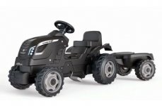 Smoby Šlapací traktor Farmer XL s vozíkem černá / od 3 let (7600710131)