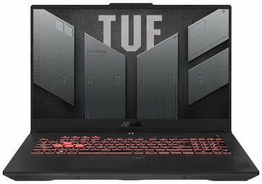 Asus TUF Gaming A17 sivá / 17.3" FHD / AMD R7-7735HS 3.2GHz / 16GB / 1TB SSD / NV RTX4060 8GB / W11H (FA707NV-HX019W)