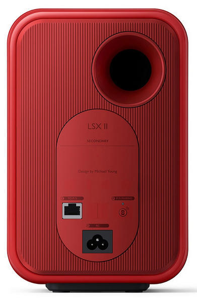 KEF LSX II Lave Red