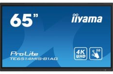 65" IIYAMA Prolite TE6514MIS-B1AG černá / VA / 3840x2160 / 16:9 / 6.5ms / 4000:1 / 435cd / repro / DP/ HDMI / USBC (TE6514MIS-B1AG)