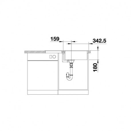 BLANCO FAVUM XL 6 S drez biely 524235