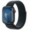 Apple Watch Series 9 GPS+Cellular 41mm Temne atramentovo hliníkové telo - Temne atramentový prevliekací remienok / 130–200 m (MRHU3)