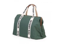Childhome Přebalovací taška Mommy Bag Canvas Green / 55 x 30 x 40 cm (CWMBBSCGR)