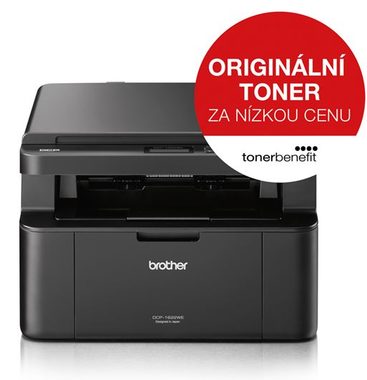 Brother DCP-1622WE / A4 / Laser / 2400 x 600 dpi / černobílá / tisk / kopírování / sken / USB / Wi-Fi (DCP1622WEYJ1)