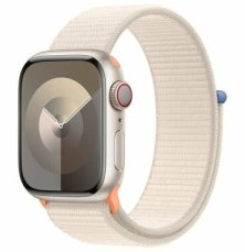 Apple Watch Series 9 GPS+Cellular 41mm polárne hliníkové telo / polárny prevliekací športový remienok (MRHQ)